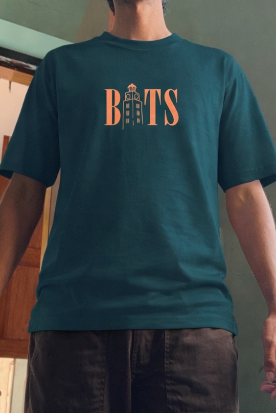 BTS printed Tshirt with a clock