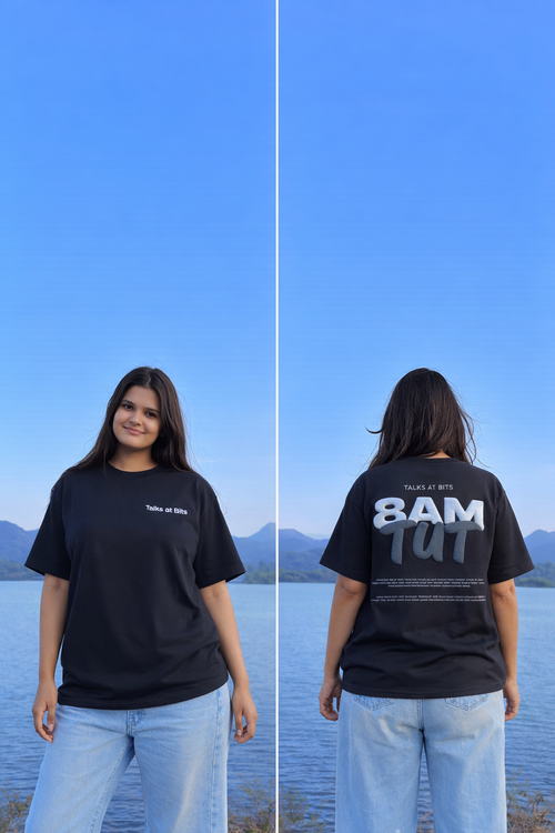 8 am Tut Oversized puffed T-shrit.