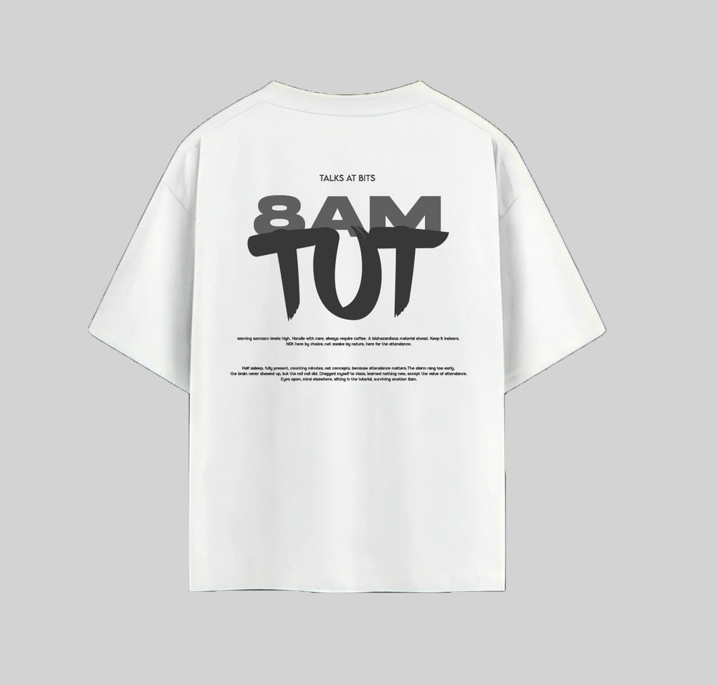 8 am Tut Oversized puffed T-shrit.