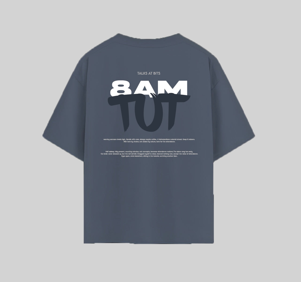 8 am Tut Oversized puffed T-shrit.