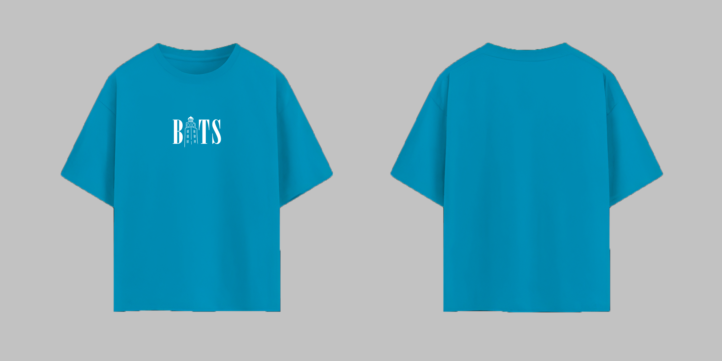 BTS printed Tshirt with a clock