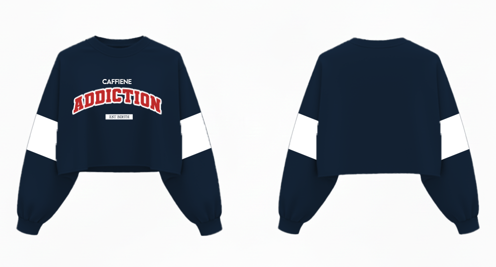caffine addiction croptop.