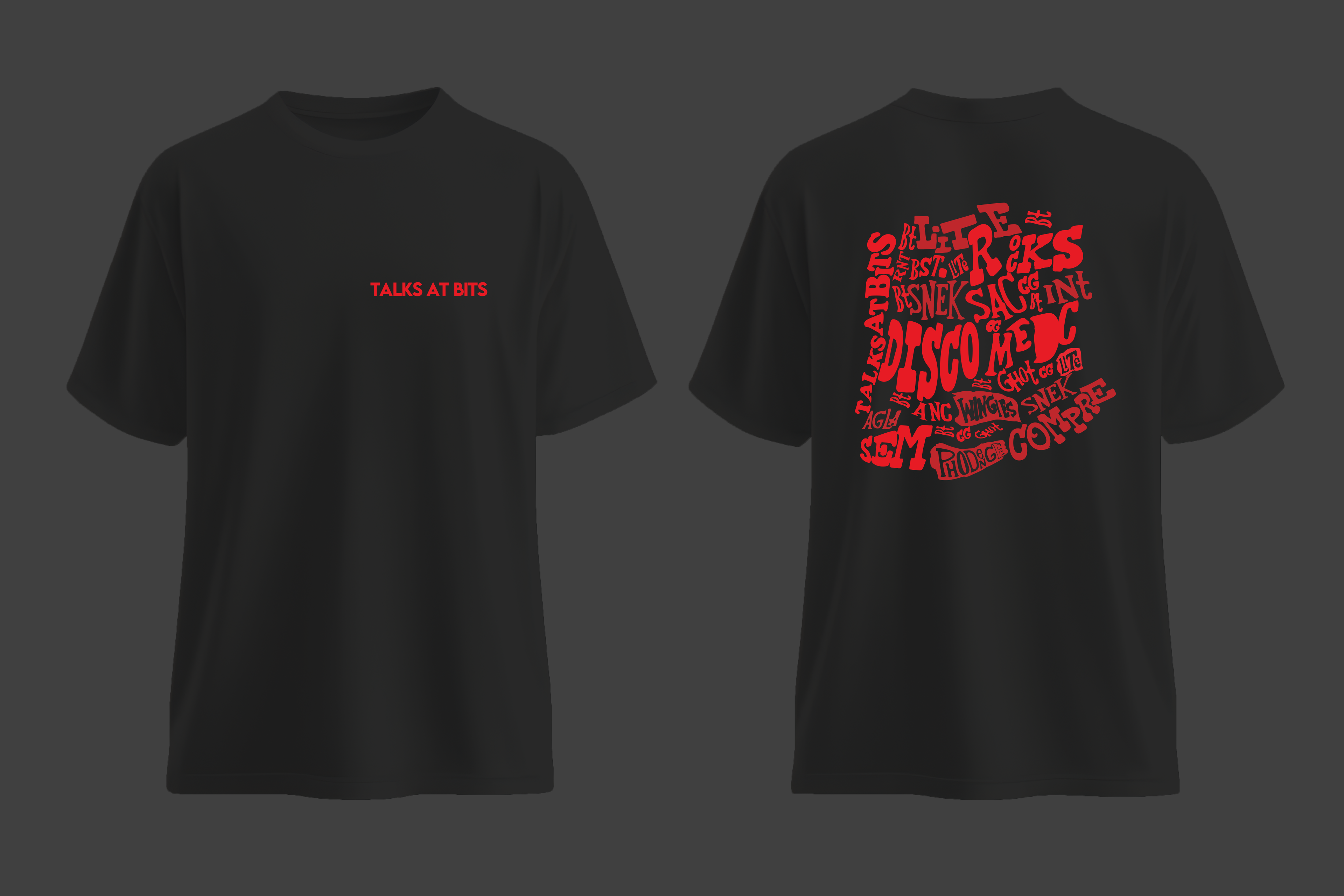 talks at bits lingo tshirt.