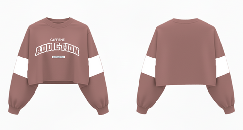 caffine addiction croptop.